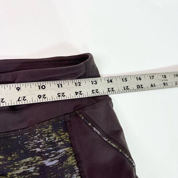 Athleta Leggings Women's Small Camo Fatigue Ankle Cropped Workout Compression - Picture 5 of 10